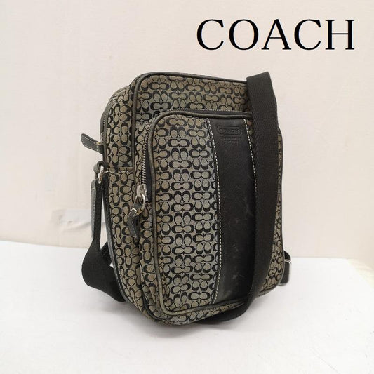 コーチ COACH ショルダーバッグ ショルダーバッグ ミニ シグネチャー 柄 キャンバス レザー ショルダーバッグ 4274 - レディース USED 古着 中古 50162716