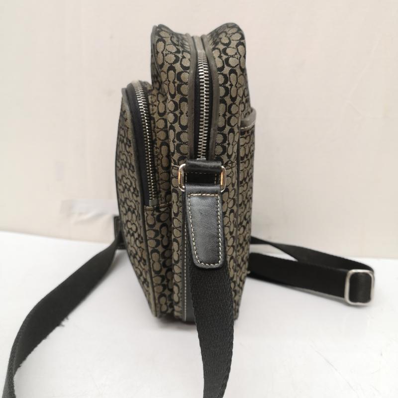 コーチ COACH ショルダーバッグ ショルダーバッグ ミニ シグネチャー 柄 キャンバス レザー ショルダーバッグ 4274 - レディース USED 古着 中古 50162716