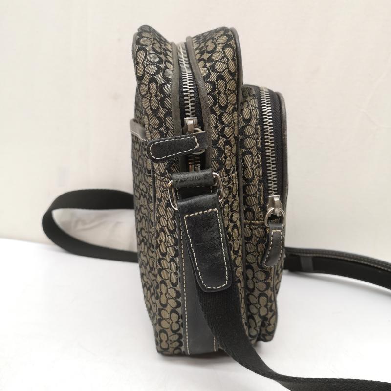 コーチ COACH ショルダーバッグ ショルダーバッグ ミニ シグネチャー 柄 キャンバス レザー ショルダーバッグ 4274 - レディース USED 古着 中古 50162716