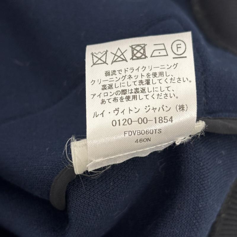 ルイヴィトン LOUIS VUITTON ジャケット、上着 ジャンパー、ブルゾン FDVB06QTS ボンディング パテント フラワープリント ジップアップ パーカー XS 紺 / ネイビー / navy X 黒 / ブラック / black レディース USED 古着 中古 50162724