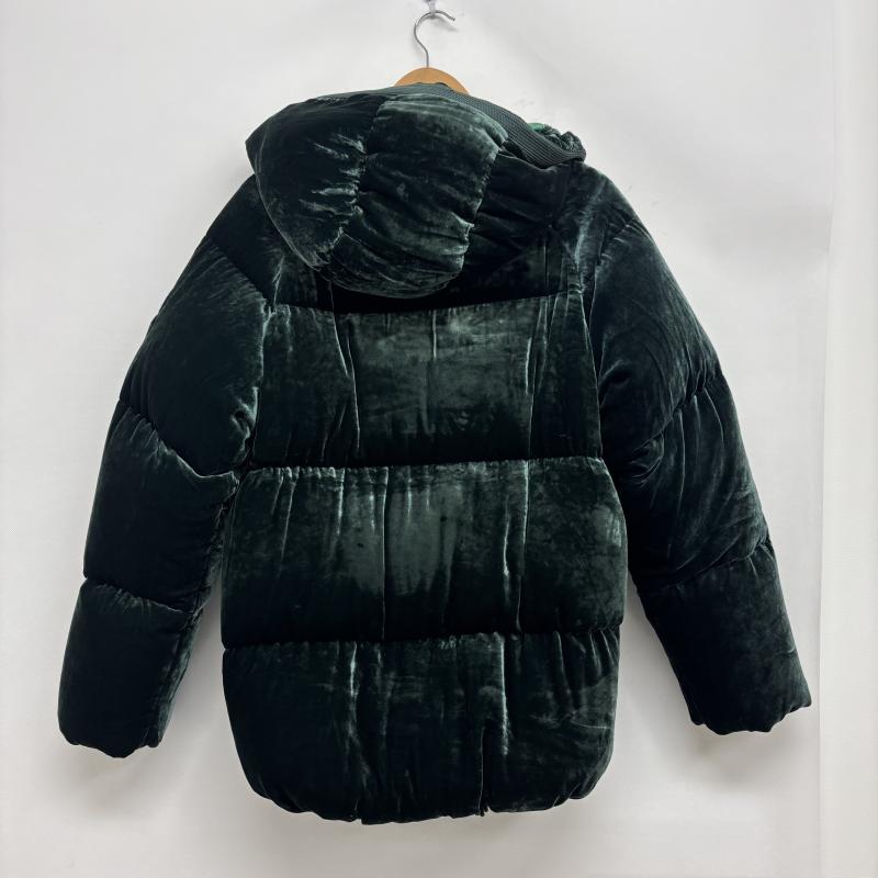 モンクレール MONCLER ジャケット、上着 ダウンジャケット ベロア ダウンジャケット BUTOR ビュトール ベルベット ダークグリーン size00 - レディース USED 古着 中古 50162726
