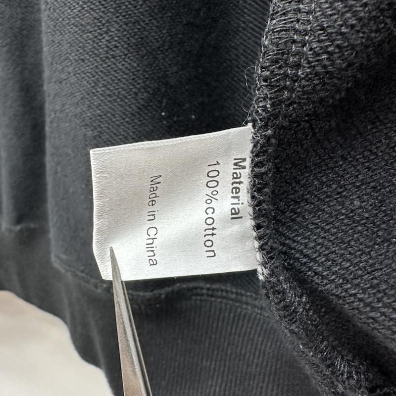 古着 USED パーカー 長袖 Loncino UNEUNE プリント ジップ パーカー L 黒 / ブラック / black メンズ USED 古着 中古 50162731