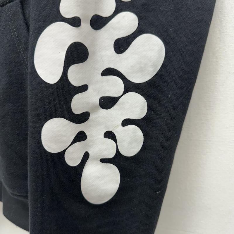 古着 USED パーカー 長袖 Loncino UNEUNE プリント ジップ パーカー L 黒 / ブラック / black メンズ USED 古着 中古 50162731