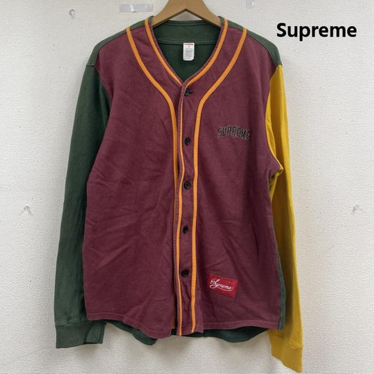 シュプリーム Supreme カットソー 長袖 18aw Color Blocked Baseball Top べースボール シャツ型 長袖 カットソー M マルチカラー / マルチカラー / multicolor メンズ USED 古着 中古 50162732