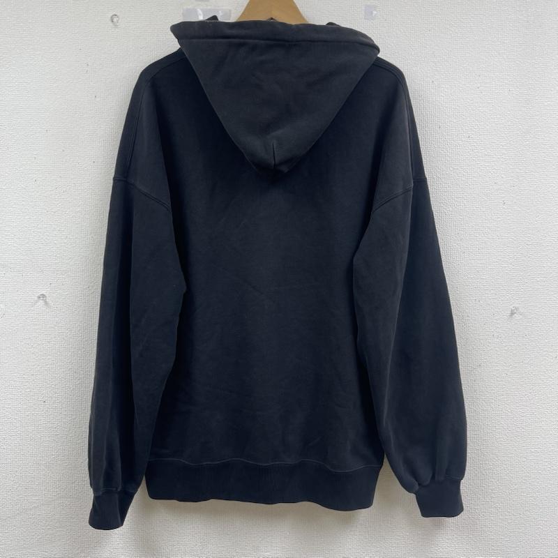 ブラックアイパッチ BlackEyePatch パーカー 長袖 取扱注意 センターロゴ 警告ラベル プルオーバー パーカー フーディー L 黒 / ブラック / black メンズ USED 古着 中古 50162733