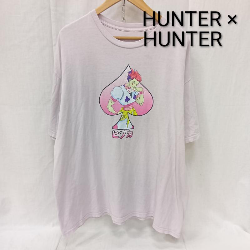 古着 USED Tシャツ 半袖 HUNTER × HUNTER ヒソカ スペード ピンク XL キャラクター 桃 / ピンク / pink メンズ USED 古着 中古 50162741