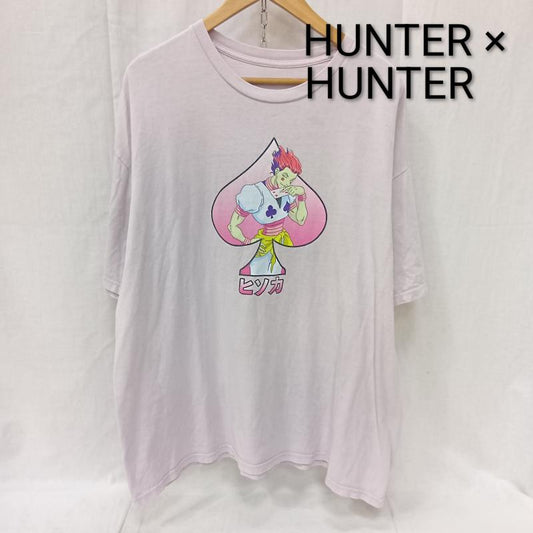 古着 USED Tシャツ 半袖 HUNTER × HUNTER ヒソカ スペード ピンク XL キャラクター 桃 / ピンク / pink メンズ USED 古着 中古 50162741