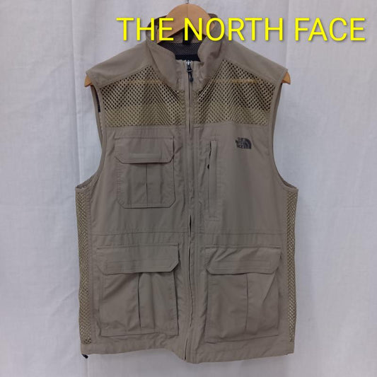 ザノースフェイス THE NORTH FACE ベスト ベスト トレッカーメッシュベスト SFC-27 M 無地 X ロゴ、文字 ベージュ / ベージュ / beige メンズ USED 古着 中古 50162743