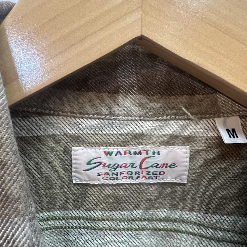 シュガーケーン SUGAR CANE シャツ、ブラウス 長袖 SC27437 6.2oz TWILL CHECK WORK SHIRT ワークチェックシャツ M 茶 / ブラウン / brown メンズ USED 古着 中古 50162747