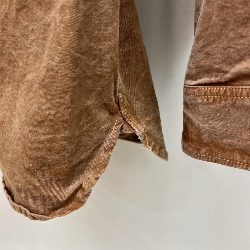 フルカウント FULLCOUNT シャツ、ブラウス 長袖 4076 Old Japanese Twill Work Shirt 雲斎織 ワークシャツ 42 茶 / ブラウン / brown メンズ USED 古着 中古 50162751