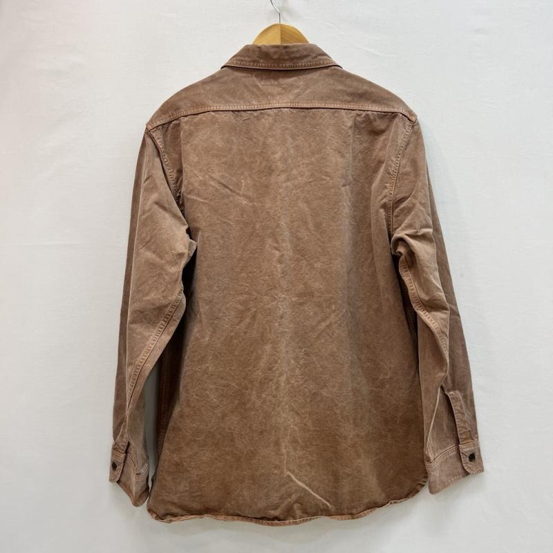 フルカウント FULLCOUNT シャツ、ブラウス 長袖 4076 Old Japanese Twill Work Shirt 雲斎織 ワークシャツ 42 茶 / ブラウン / brown メンズ USED 古着 中古 50162751