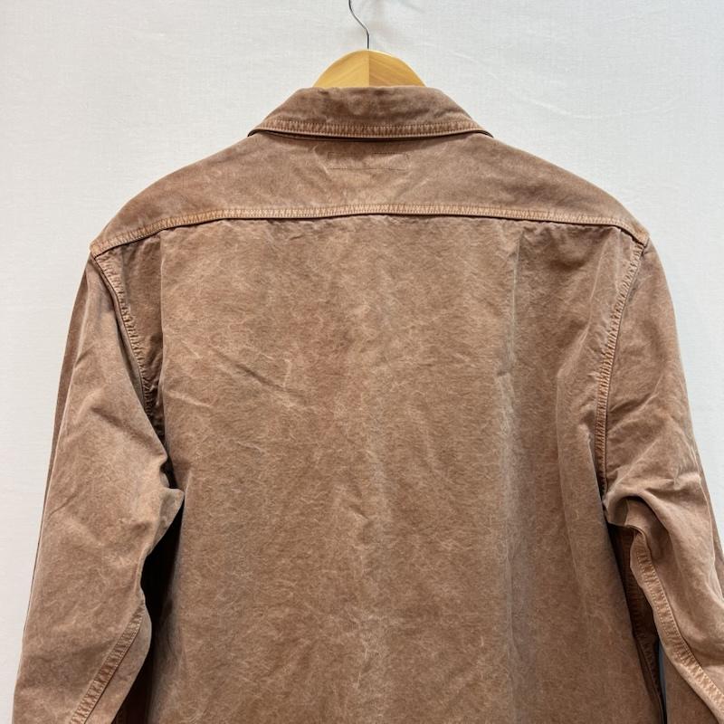 フルカウント FULLCOUNT シャツ、ブラウス 長袖 4076 Old Japanese Twill Work Shirt 雲斎織 ワークシャツ 42 茶 / ブラウン / brown メンズ USED 古着 中古 50162751