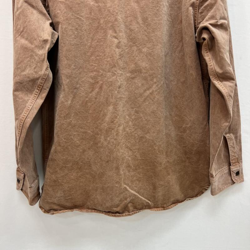 フルカウント FULLCOUNT シャツ、ブラウス 長袖 4076 Old Japanese Twill Work Shirt 雲斎織 ワークシャツ 42 茶 / ブラウン / brown メンズ USED 古着 中古 50162751