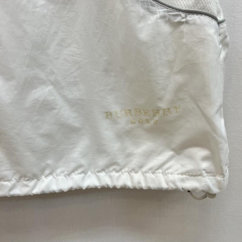 バーバリーゴルフ BURBERRY GOLF ベスト ベスト サイドメッシュ フード ベスト L 白 / ホワイト / white メンズ USED 古着 中古 50162764