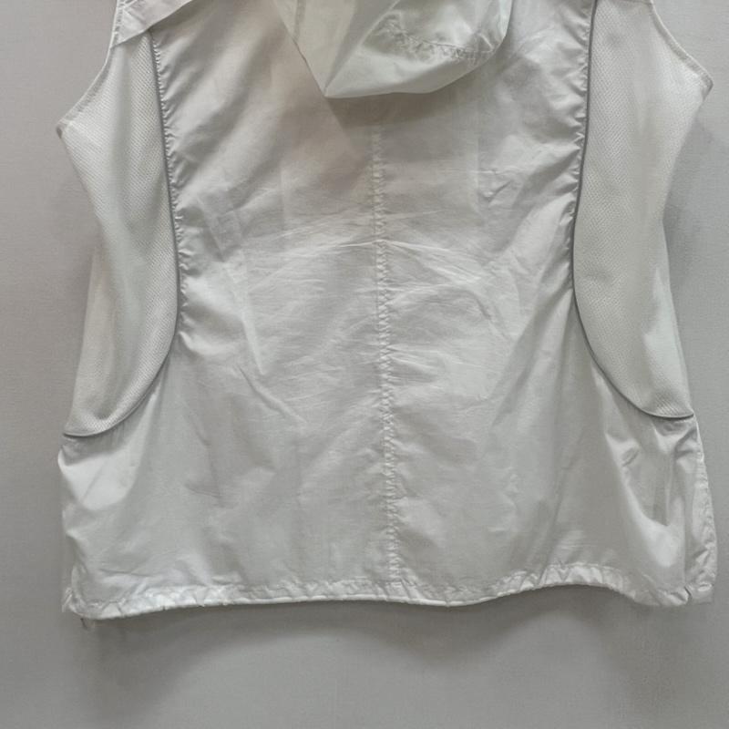 バーバリーゴルフ BURBERRY GOLF ベスト ベスト サイドメッシュ フード ベスト L 白 / ホワイト / white メンズ USED 古着 中古 50162764
