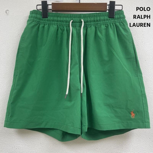 ポロラルフローレン POLO RALPH LAUREN パンツ ショートパンツ ポニー刺繍 トラベラー スイム ショーツ ショート パンツ S 緑 / グリーン / green メンズ USED 古着 中古 50162766