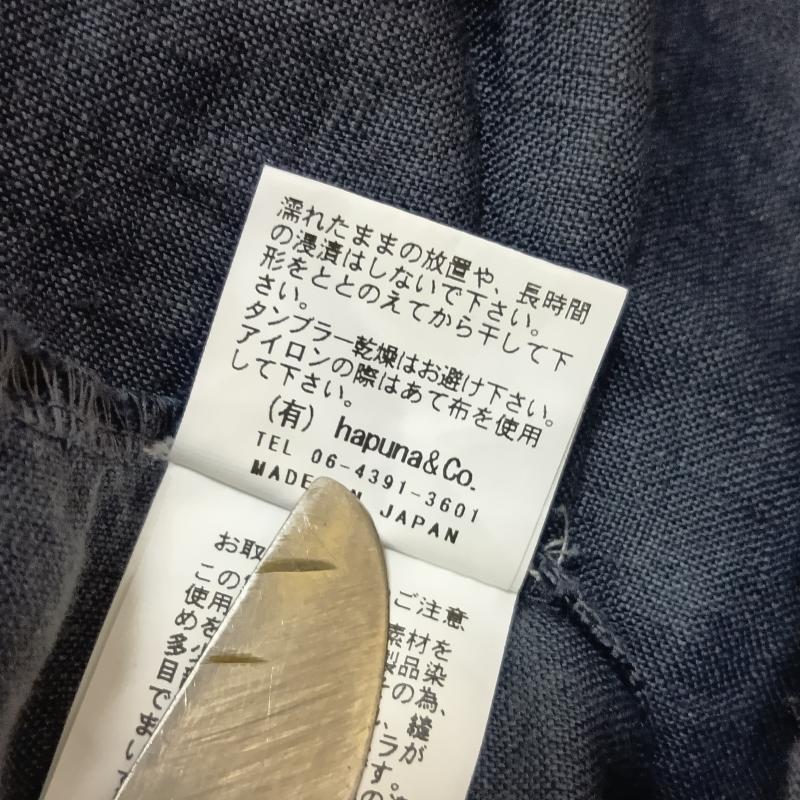 古着 USED ワンピース ロングスカート LAITERIE レイトリー 半袖リネンロングワンピース Vネック ラグランスリーブ マキシ ラウンドヘム 麻 - 無地 ダークグレー / ダークグレー / レディース USED 古着 中古 50162778