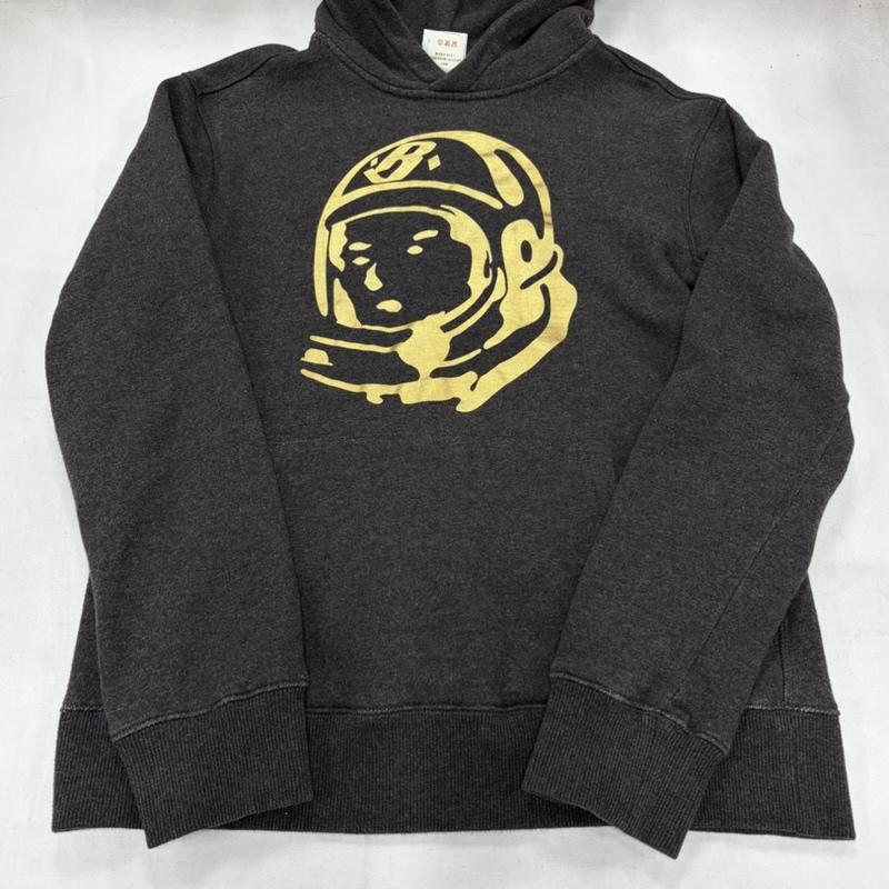 ビリオネア・ボーイズ・クラブ BILLIONAIRE BOYS CLUB パーカー 長袖 プリント パーカー フーディー 裏起毛 S プリント チャコールグレー / チャコールグレー / X 金 / ゴールド / gold color メンズ USED 古着 中古 50162813