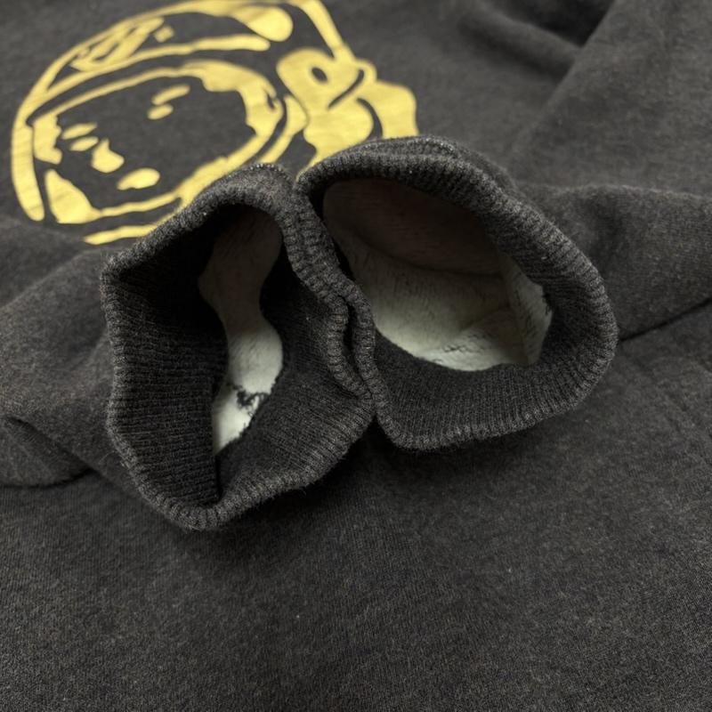 ビリオネア・ボーイズ・クラブ BILLIONAIRE BOYS CLUB パーカー 長袖 プリント パーカー フーディー 裏起毛 S プリント チャコールグレー / チャコールグレー / X 金 / ゴールド / gold color メンズ USED 古着 中古 50162813