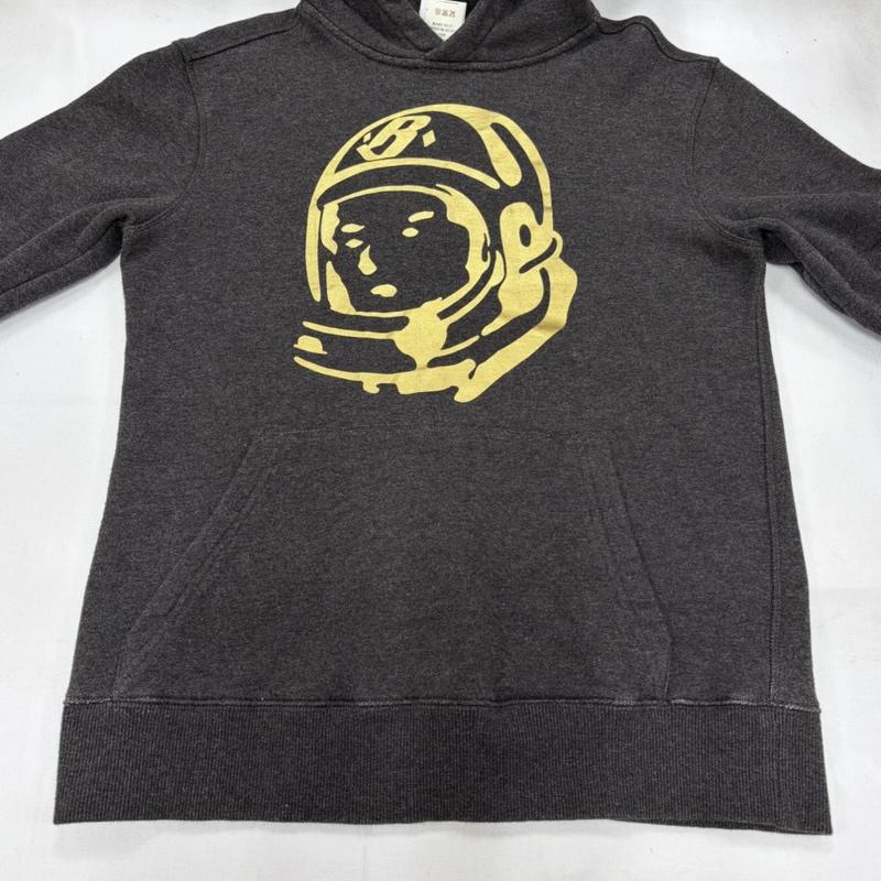 ビリオネア・ボーイズ・クラブ BILLIONAIRE BOYS CLUB パーカー 長袖 プリント パーカー フーディー 裏起毛 S プリント チャコールグレー / チャコールグレー / X 金 / ゴールド / gold color メンズ USED 古着 中古 50162813