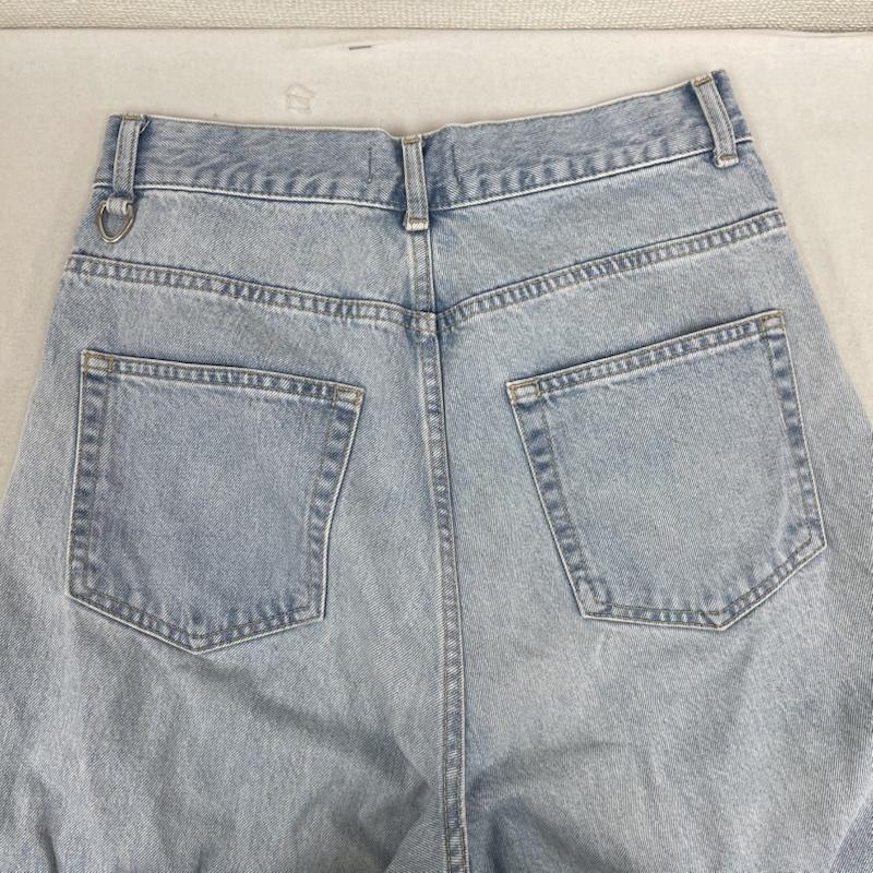 古着 USED パンツ デニム、ジーンズ MIESROHE 日本製 強撚 デニム コクーン パンツ デニム mwfp244074 1 インディゴ / インディゴ / Indigo レディース USED 古着 中古 50162819