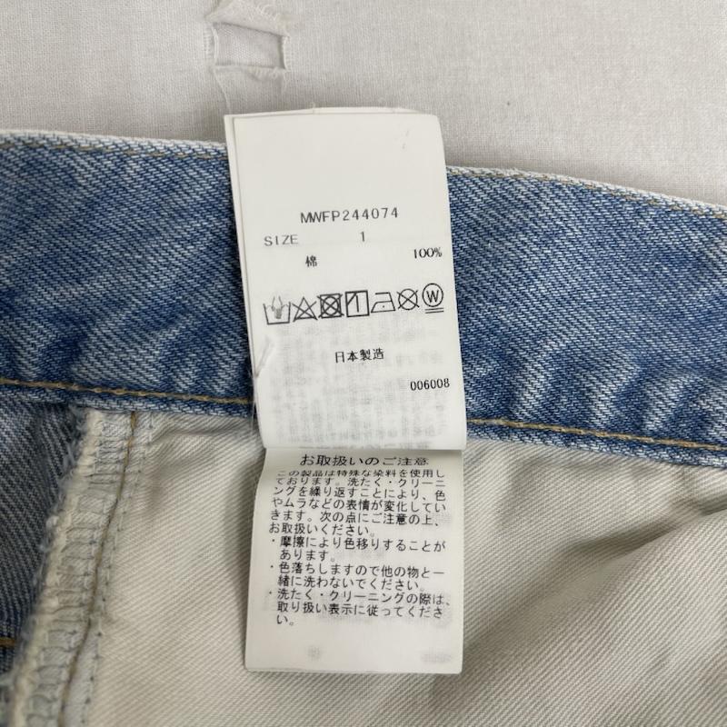 古着 USED パンツ デニム、ジーンズ MIESROHE 日本製 強撚 デニム コクーン パンツ デニム mwfp244074 1 インディゴ / インディゴ / Indigo レディース USED 古着 中古 50162819