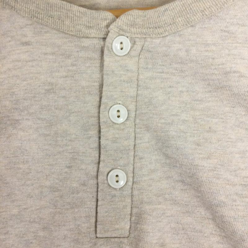 ウエアハウス WAREHOUSE Tシャツ 半袖 WAREHOUSE ウエアハウス ヘンリーネック Tシャツ L 無地 ベージュ / ベージュ / beige メンズ USED 古着 中古 50162823