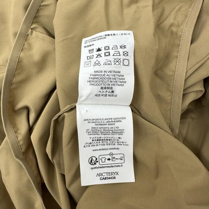 アークテリクス ARC TERYX パーカー 長袖 SIMA PULLOVER HOODY ナイロン パーカー プルオーバー X000006628 L ベージュ / ベージュ / beige メンズ USED 古着 中古 50162827