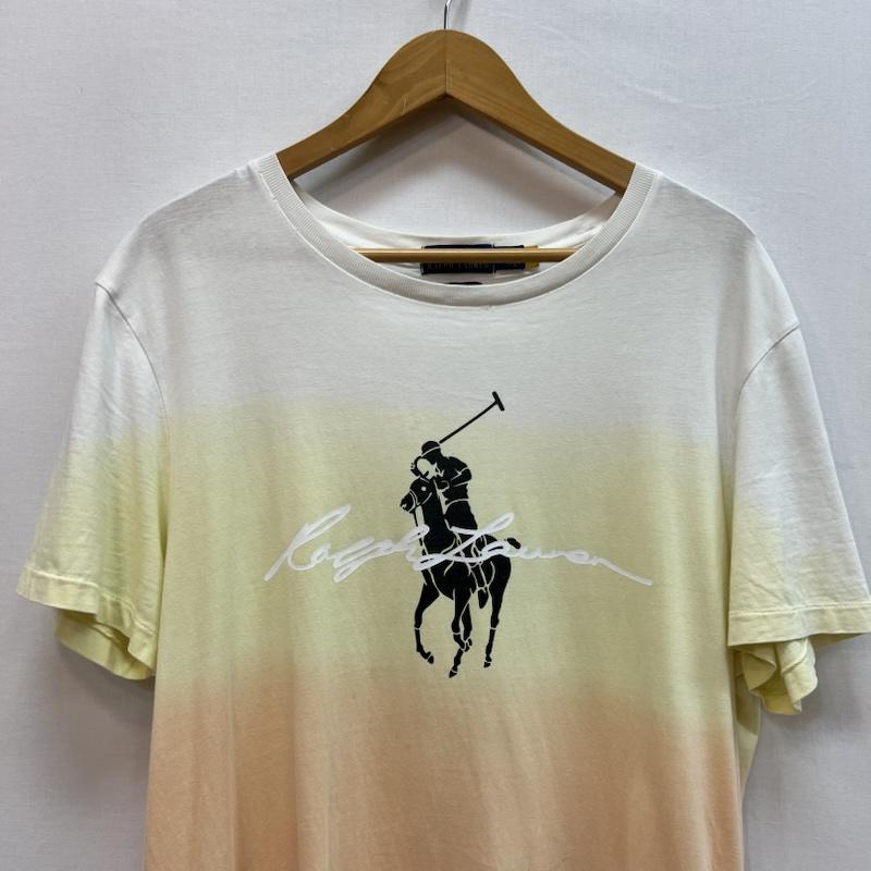 ポロラルフローレン POLO RALPH LAUREN Tシャツ 半袖 ビッグポニー グラデーション Tシャツ カスタムスリムフィット L メンズ USED 古着 中古 50162835