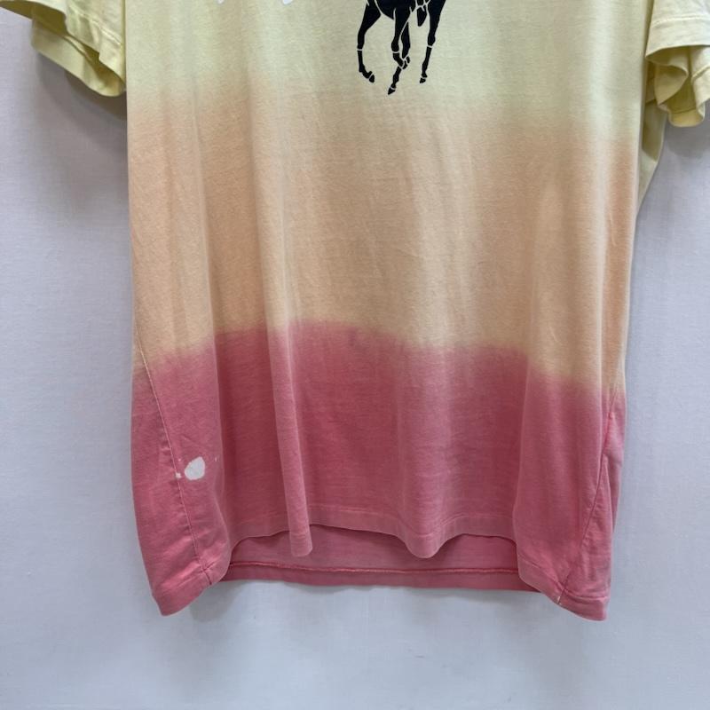 ポロラルフローレン POLO RALPH LAUREN Tシャツ 半袖 ビッグポニー グラデーション Tシャツ カスタムスリムフィット L メンズ USED 古着 中古 50162835