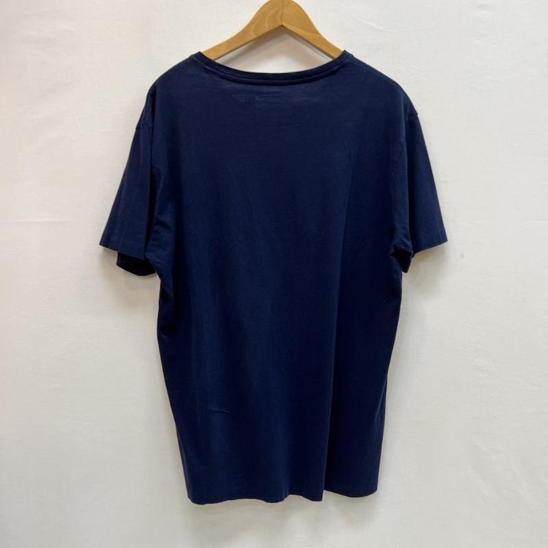 ラルフローレン RALPHLAUREN Tシャツ 半袖 ウイングフット ロゴ Tシャツ 現行QRタグ L 紺 / ネイビー / navy メンズ USED 古着 中古 50162837