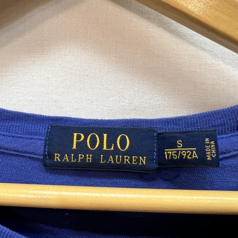 ポロラルフローレン POLO RALPH LAUREN Tシャツ 半袖 ボーダー ポケット Tシャツ S 青 / ブルー / blue メンズ USED 古着 中古 50162838