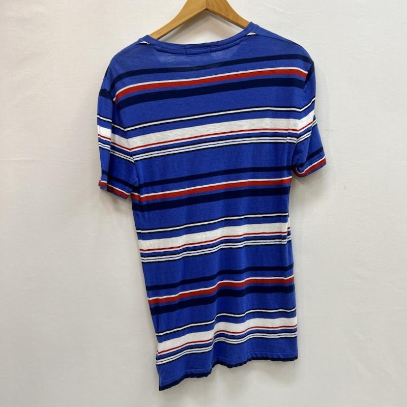 ポロラルフローレン POLO RALPH LAUREN Tシャツ 半袖 ボーダー ポケット Tシャツ S 青 / ブルー / blue メンズ USED 古着 中古 50162838