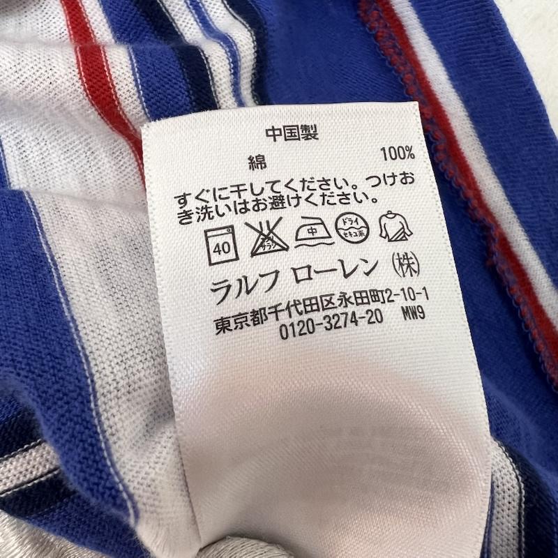 ポロラルフローレン POLO RALPH LAUREN Tシャツ 半袖 ボーダー ポケット Tシャツ S 青 / ブルー / blue メンズ USED 古着 中古 50162838
