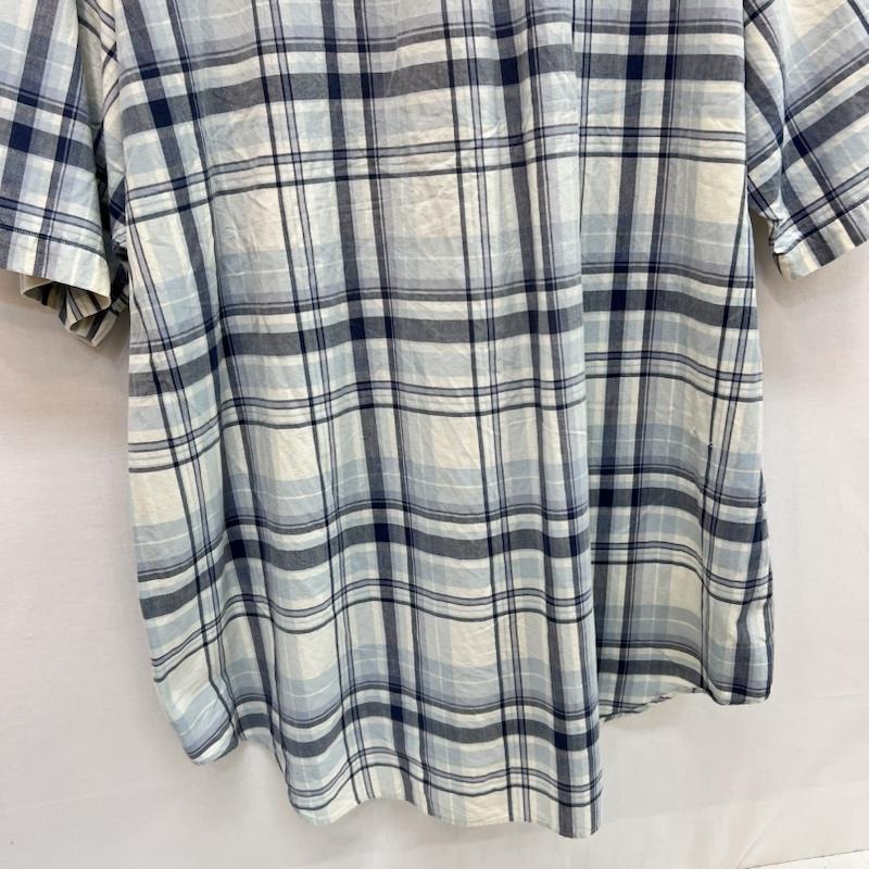 ラルフローレン RALPHLAUREN シャツ、ブラウス 半袖 BLAKE チェック ボタンダウンシャツ XXL 青 / ブルー / blue メンズ USED 古着 中古 50162841