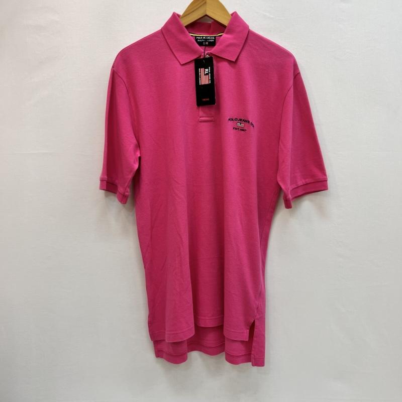 ラルフローレン RALPHLAUREN ポロシャツ 半袖 Polo Jeans ワンポイントロゴ ポロシャツ L 桃 / ピンク / pink メンズ USED 古着 中古 50162844