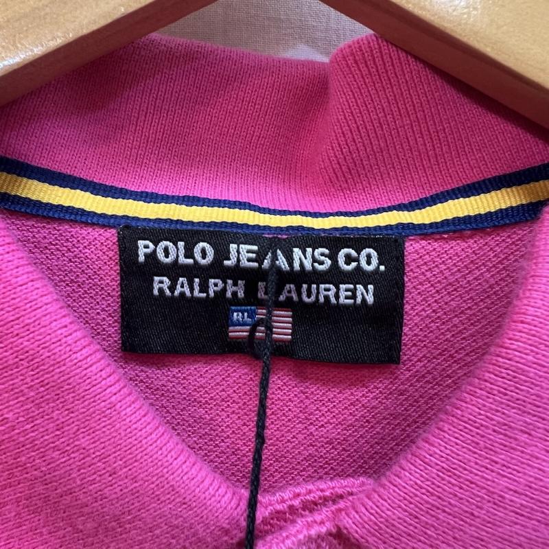 ラルフローレン RALPHLAUREN ポロシャツ 半袖 Polo Jeans ワンポイントロゴ ポロシャツ L 桃 / ピンク / pink メンズ USED 古着 中古 50162844