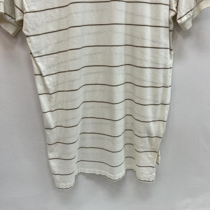 ポロバイラルフローレン Polo by RALPH LAUREN ポロシャツ 半袖 90s ボーダー ポロシャツ M 白 / ホワイト / white メンズ USED 古着 中古 50162847