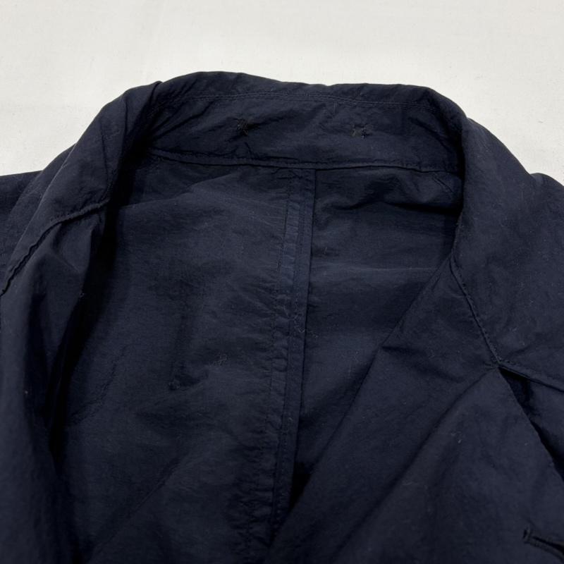 テアトラ TEATORA コート コート一般 DEVICE COAT スプリング デバイス コート ロング ジャケット Aライン ステンカラー ナイロン 48 無地 紺 / ネイビー / navy メンズ USED 古着 中古 50162853