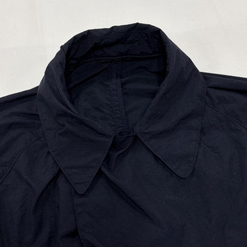 テアトラ TEATORA コート コート一般 DEVICE COAT スプリング デバイス コート ロング ジャケット Aライン ステンカラー ナイロン 48 無地 紺 / ネイビー / navy メンズ USED 古着 中古 50162853
