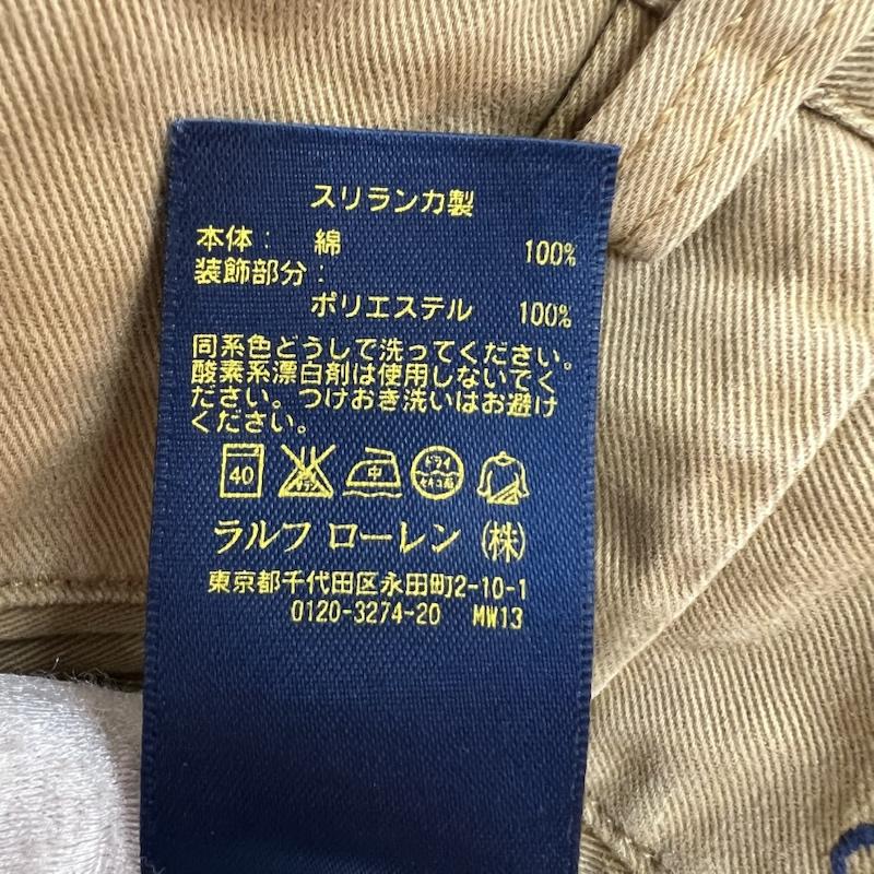 ポロラルフローレン POLO RALPH LAUREN パンツ ショートパンツ ポニー 総柄 刺繍 チノショーツ 36インチ ベージュ / ベージュ / beige メンズ USED 古着 中古 50162863