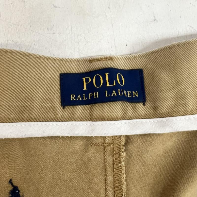 ポロラルフローレン POLO RALPH LAUREN パンツ ショートパンツ ポニー 総柄 刺繍 チノショーツ 36インチ ベージュ / ベージュ / beige メンズ USED 古着 中古 50162863