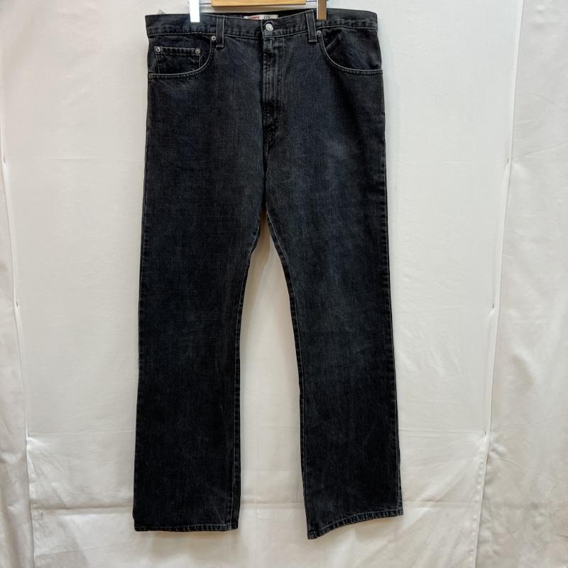 リーバイス Levi s パンツ デニム、ジーンズ 517 ブラックデニム ブーツカット フレア 38インチ メンズ USED 古着 中古 50162871