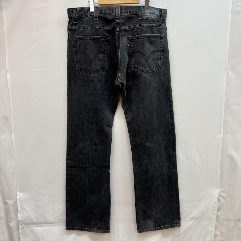リーバイス Levi s パンツ デニム、ジーンズ 517 ブラックデニム ブーツカット フレア 38インチ メンズ USED 古着 中古 50162871