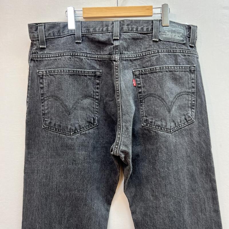 リーバイス Levi s パンツ デニム、ジーンズ 517 ブラックデニム ブーツカット フレア 38インチ メンズ USED 古着 中古 50162871