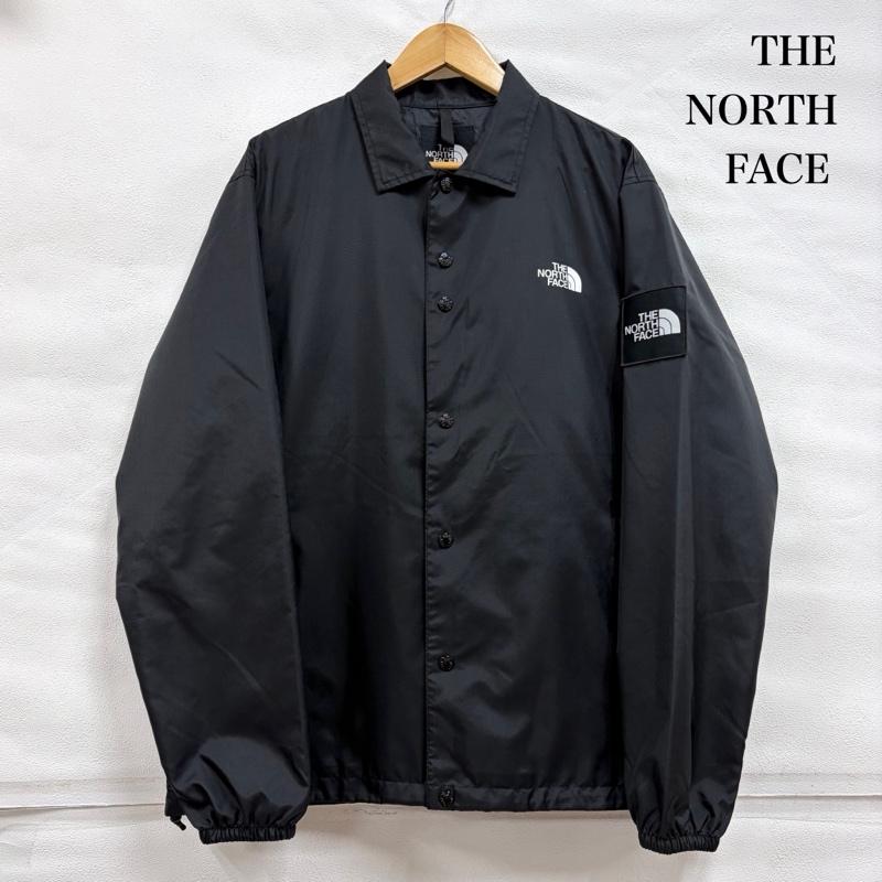 ザノースフェイス THE NORTH FACE ジャケット、上着 ジャケット、ブレザー コーチジャケット NP72130 ロゴ ワッペン プリント 刺繍 スナップボタン ナイロン 廃盤 XL ロゴ、文字 X プリント X 刺繍 黒 / ブラック / black X 白 / ホワイト / white メンズ USED 古着 中古 50162879