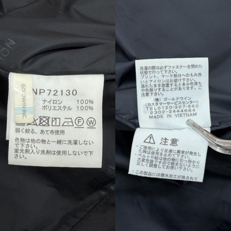 ザノースフェイス THE NORTH FACE ジャケット、上着 ジャケット、ブレザー コーチジャケット NP72130 ロゴ ワッペン プリント 刺繍 スナップボタン ナイロン 廃盤 XL ロゴ、文字 X プリント X 刺繍 黒 / ブラック / black X 白 / ホワイト / white メンズ USED 古着 中古 50162879