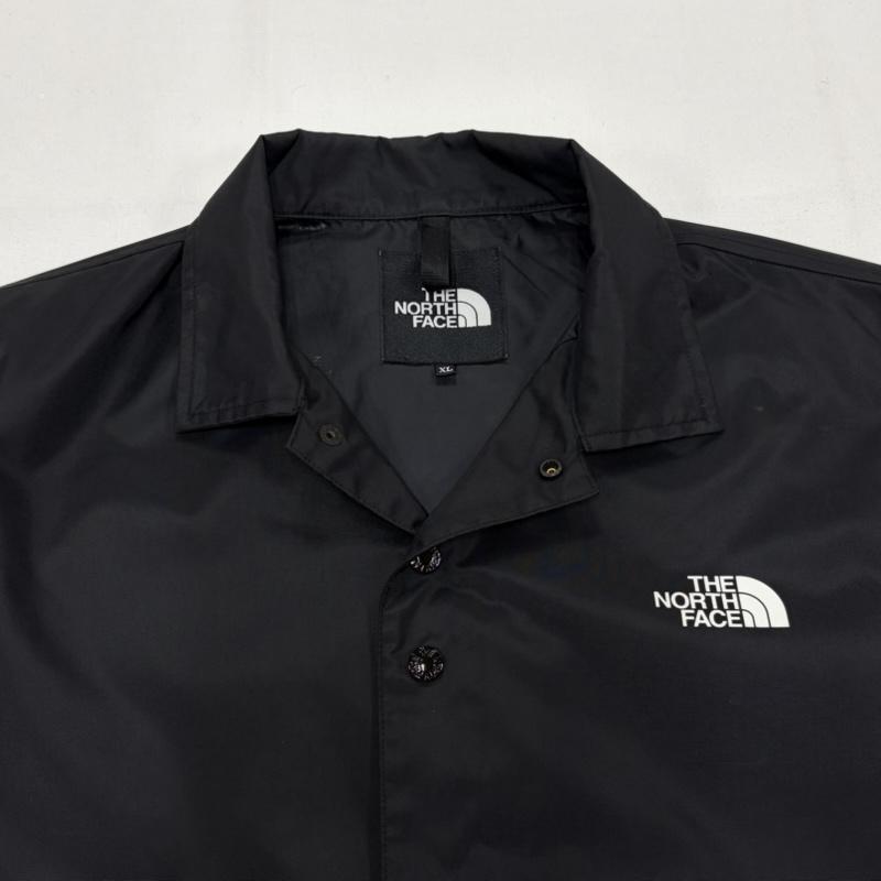 ザノースフェイス THE NORTH FACE ジャケット、上着 ジャケット、ブレザー コーチジャケット NP72130 ロゴ ワッペン プリント 刺繍 スナップボタン ナイロン 廃盤 XL ロゴ、文字 X プリント X 刺繍 黒 / ブラック / black X 白 / ホワイト / white メンズ USED 古着 中古 50162879