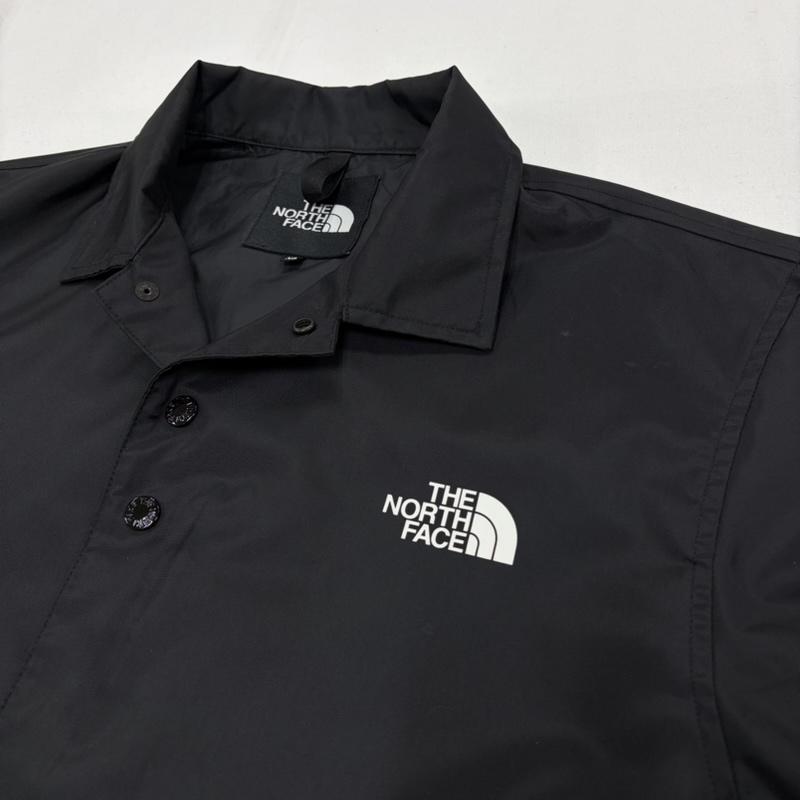 ザノースフェイス THE NORTH FACE ジャケット、上着 ジャケット、ブレザー コーチジャケット NP72130 ロゴ ワッペン プリント 刺繍 スナップボタン ナイロン 廃盤 XL ロゴ、文字 X プリント X 刺繍 黒 / ブラック / black X 白 / ホワイト / white メンズ USED 古着 中古 50162879