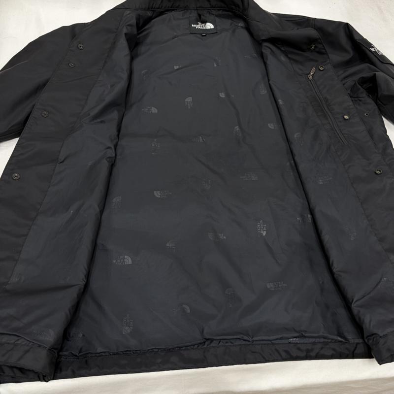 ザノースフェイス THE NORTH FACE ジャケット、上着 ジャケット、ブレザー コーチジャケット NP72130 ロゴ ワッペン プリント 刺繍 スナップボタン ナイロン 廃盤 XL ロゴ、文字 X プリント X 刺繍 黒 / ブラック / black X 白 / ホワイト / white メンズ USED 古着 中古 50162879